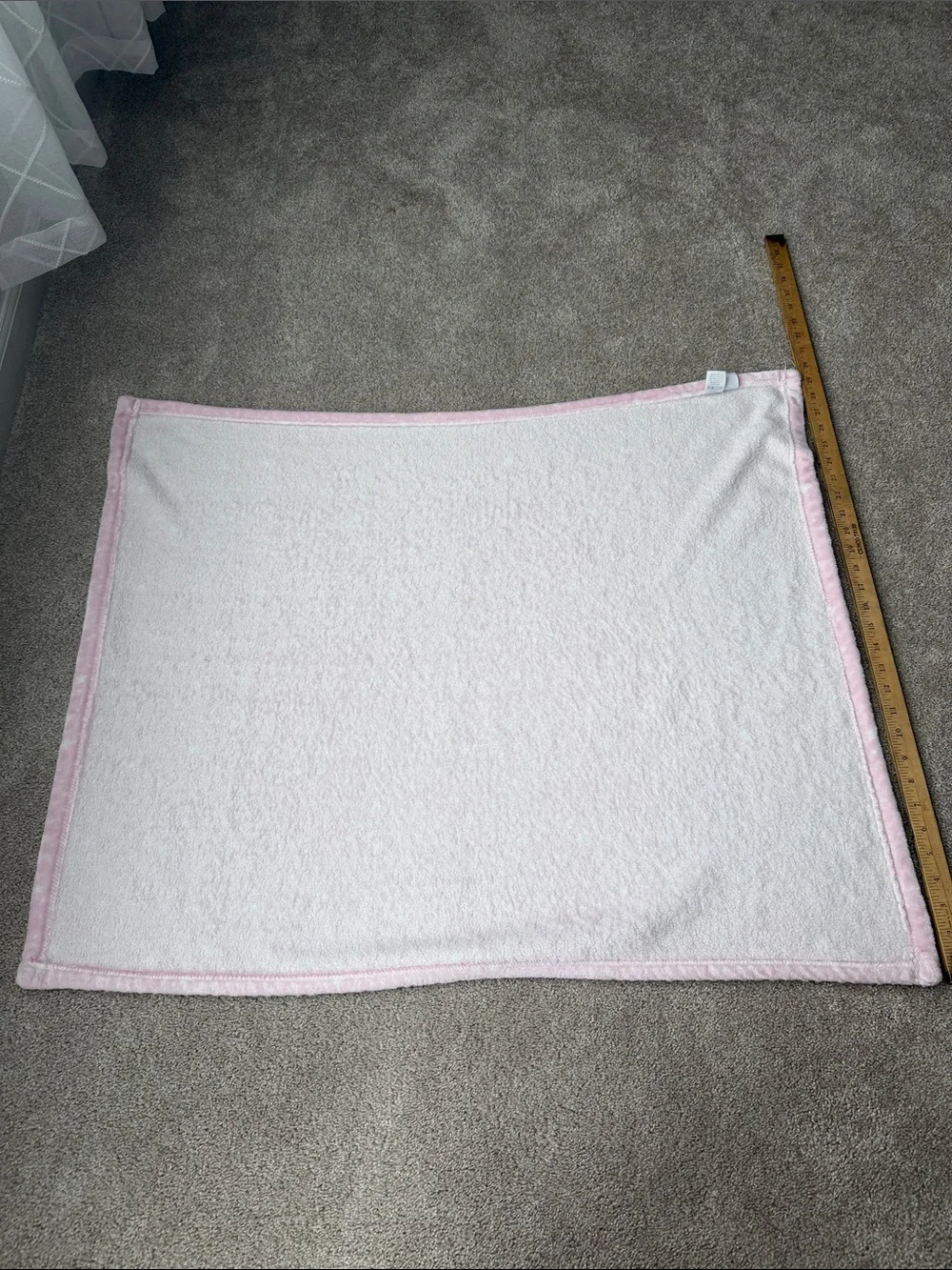HB Hudson Baby White Stars Pink Baby Blanket